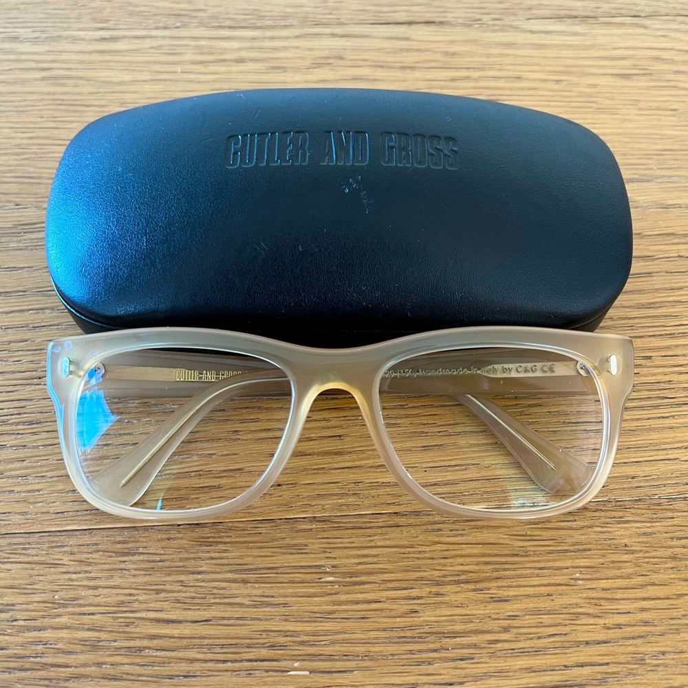 CUTLER AND GROSS LARGE ACETATE FRAME